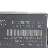 Audi A6 S6 C6 4F Unité de commande, module PDC aide au stationnement 4F0919283L