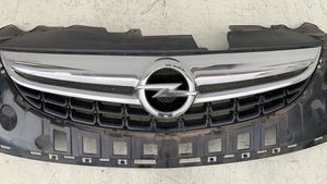 Opel Corsa D Front bumper upper radiator grill 13286000