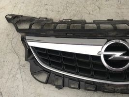 Opel Astra J Etupuskurin ylempi jäähdytinsäleikkö 13266577