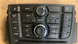 Opel Astra J Controllo multimediale autoradio 13360099