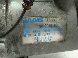 Saab 9000 CS Ilmastointilaitteen kompressorin pumppu (A/C) 4759148