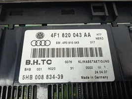 Audi A6 S6 C6 4F Unité de contrôle climatique 4F1820043A