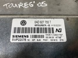 Volkswagen Touareg I Centralina/modulo scatola del cambio 0AD927755T