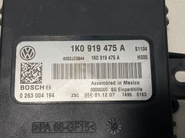 Volkswagen Golf V Pysäköintitutkan (PCD) ohjainlaite/moduuli 1K0919475A