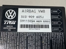 Volkswagen PASSAT B6 Turvatyynyn ohjainlaite/moduuli 3C0909605J