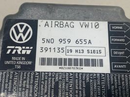 Volkswagen PASSAT B6 Oro pagalvių valdymo blokas 5N0959655A