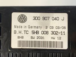Volkswagen Phaeton Modulo comfort/convenienza 3D0907040J