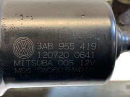 Volkswagen PASSAT B7 Tiranti e motorino del tergicristallo anteriore 3AB955419