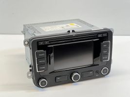 Seat Leon (1P) Unidad delantera de radio/CD/DVD/GPS 5P0035191C