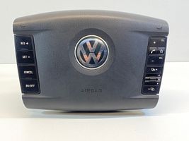 Volkswagen Touareg I Poduszka powietrzna Airbag kierownicy 7L6880201CT