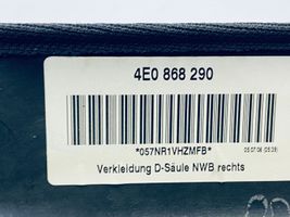 Audi A8 S8 D3 4E D-pilarin verhoilu (yläosa) 4E0868290