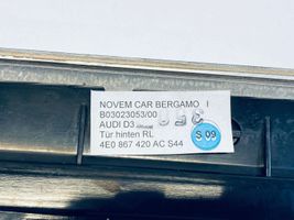 Audi A8 S8 D3 4E Rivestimento della portiera posteriore 4E0867420AC