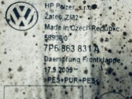 Volkswagen Touareg II Isolante termico/insonorizzante vano motore/cofano 7P6863831A