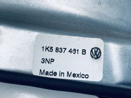Volkswagen Jetta V Mécanisme de lève-vitre avant sans moteur 1K5837461B