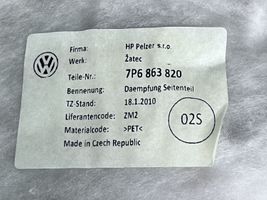 Volkswagen Touareg II Panneau, garniture de coffre latérale 7P6867038H