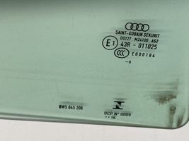 Audi A4 S4 B9 Vitre de fenêtre porte arrière 8W5845206