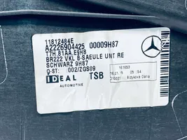 Mercedes-Benz S W222 Rivestimento montante (B) (fondo) A2226904425