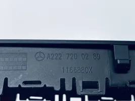 Mercedes-Benz S W222 Etuoven ikkunan kytkimen kehys A2227200289