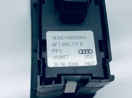 Audi A6 S6 C6 4F Interruttore a pulsante start e stop motore 4F1905217E