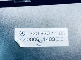 Mercedes-Benz S W220 Panel klimatyzacji A2208301185