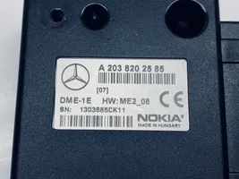 Mercedes-Benz S W220 Puhelimen käyttöyksikkö/-moduuli A2038202585