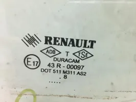 Renault Clio III Vitre de fenêtre porte arrière 8200427730