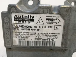 Citroen C4 I Airbag control unit/module 