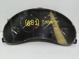 Opel Corsa B Compteur de vitesse tableau de bord 