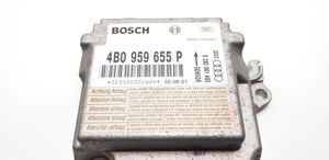 Audi A6 S6 C5 4B Oro pagalvių valdymo blokas 4B0959655P