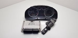 Volkswagen PASSAT B5.5 Kit centralina motore ECU e serratura 038906019ER