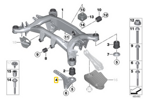 BMW X3 F25 Inny element zawieszenia przedniego 6790568