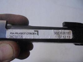 Peugeot 5008 Rail de réglage hauteur de ceinture de sécurité 9681508980