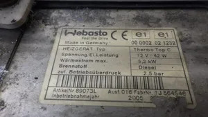 Skoda Octavia Mk2 (1Z) Webasto-lisäesilämmitin 000002021232