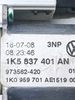 Volkswagen Golf V Etuoven ikkunan nostomoottori 1K5837401AN