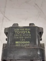 Toyota Corolla Verso E121 Relais de bougie de préchauffage 2861067010