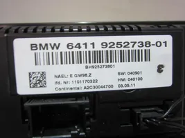 BMW X3 F25 Unité de contrôle climatique 9252738