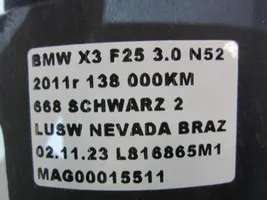 BMW X3 F25 Galinio kėbulo slenksčio apdaila 51777210080