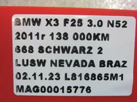 BMW X3 F25 Jarrupalat (takana) 6886482