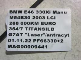 BMW 3 E46 Altra parte del vano motore 7500851