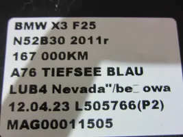 BMW X3 F25 Sedile posteriore SEAT