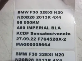 BMW 3 F30 F35 F31 Alipainepumppu 7622380