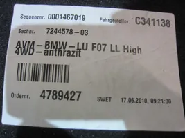 BMW 5 GT F07 Tapis de sol / moquette de cabine arrière 51479167371