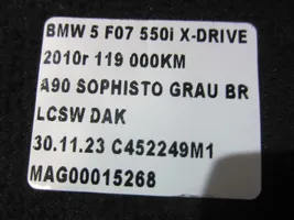 BMW 5 GT F07 Tapis de sol / moquette de cabine arrière 51479167371