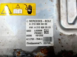 Mercedes-Benz E W213 Muut ohjainlaitteet/moduulit A2139006009