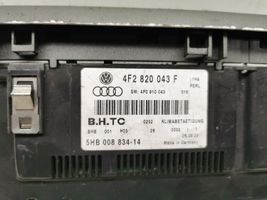 Audi A6 S6 C6 4F Centralina del climatizzatore 4F2820043F