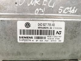Volkswagen Touareg I Centralina scatola del differenziale 0AD927755AB
