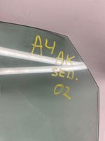 Audi A4 S4 B6 8E 8H Rear door window glass 43R001351