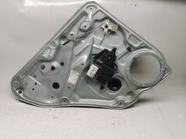 Volkswagen PASSAT B5.5 Mechanizm podnoszenia szyby tylnej bez silnika 3B9839751BF