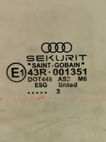 Audi A2 priekšējo durvju stikls (četrdurvju mašīnai) 43R001351