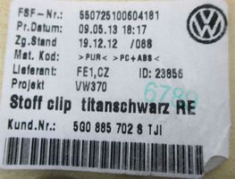Volkswagen Golf VII Garniture panneau latérale de siège arrière 9756028962